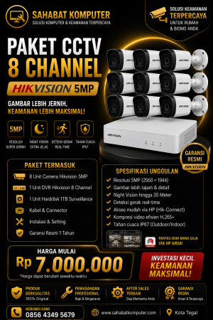 Paket Camera 8 Channel