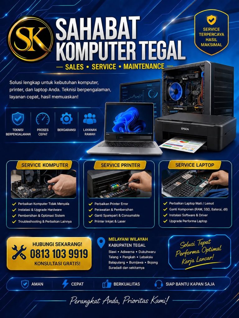 Service Komputer Tegal